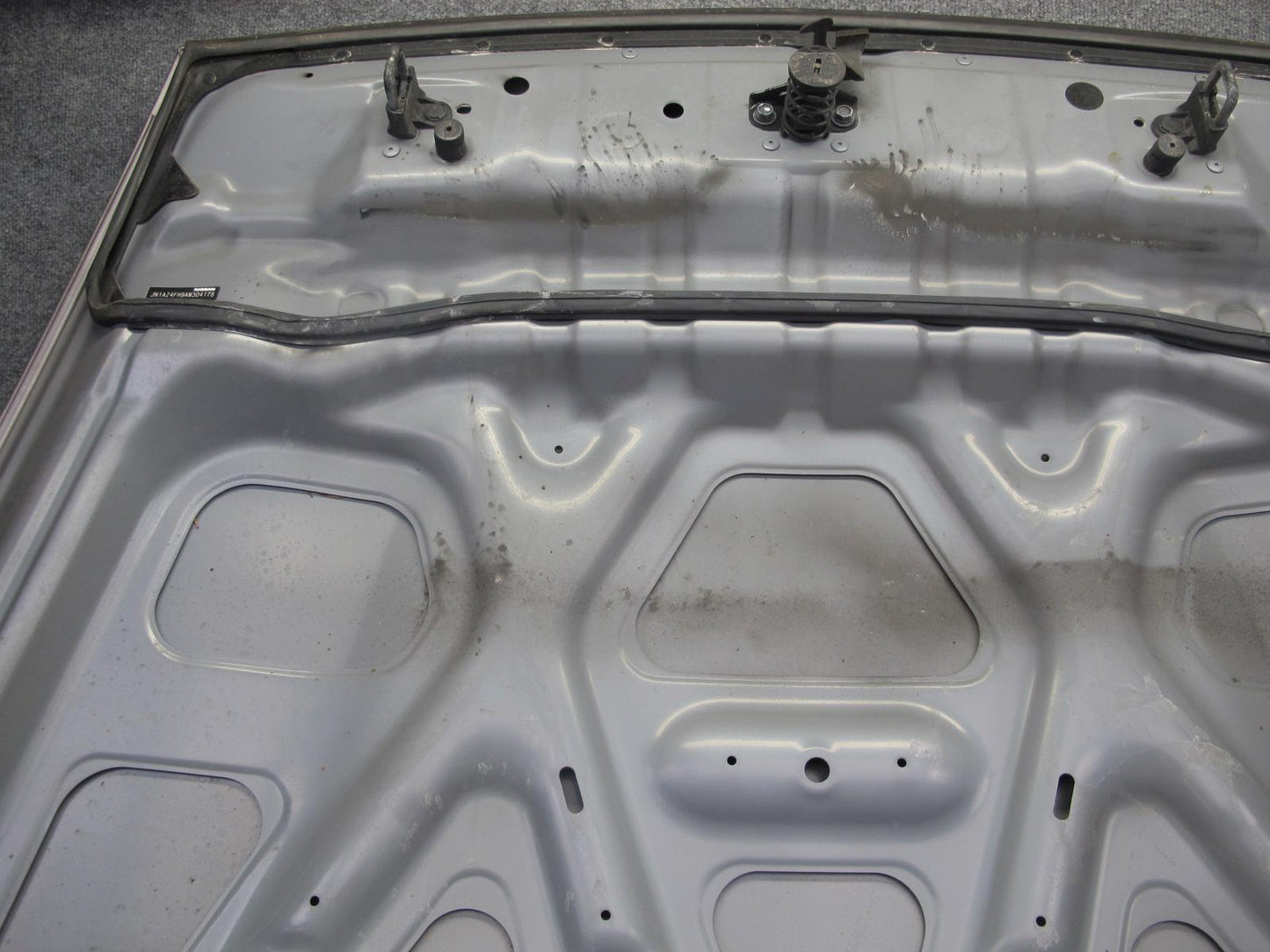 09-20 Nissan Z34 370Z Front Hood Bonnet Shell Panel Cover Gray M OEM