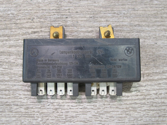 84-91 BMW E30 3-SERIES Lamp Check Control Panel Relay Module 1375909 OEM