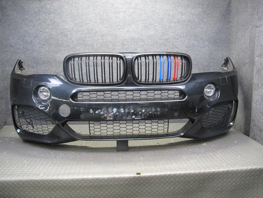 2014-2018 BMW F15 X5 M-sport Front Bumper Cover w Grilles Fog Lights PDC Sensors