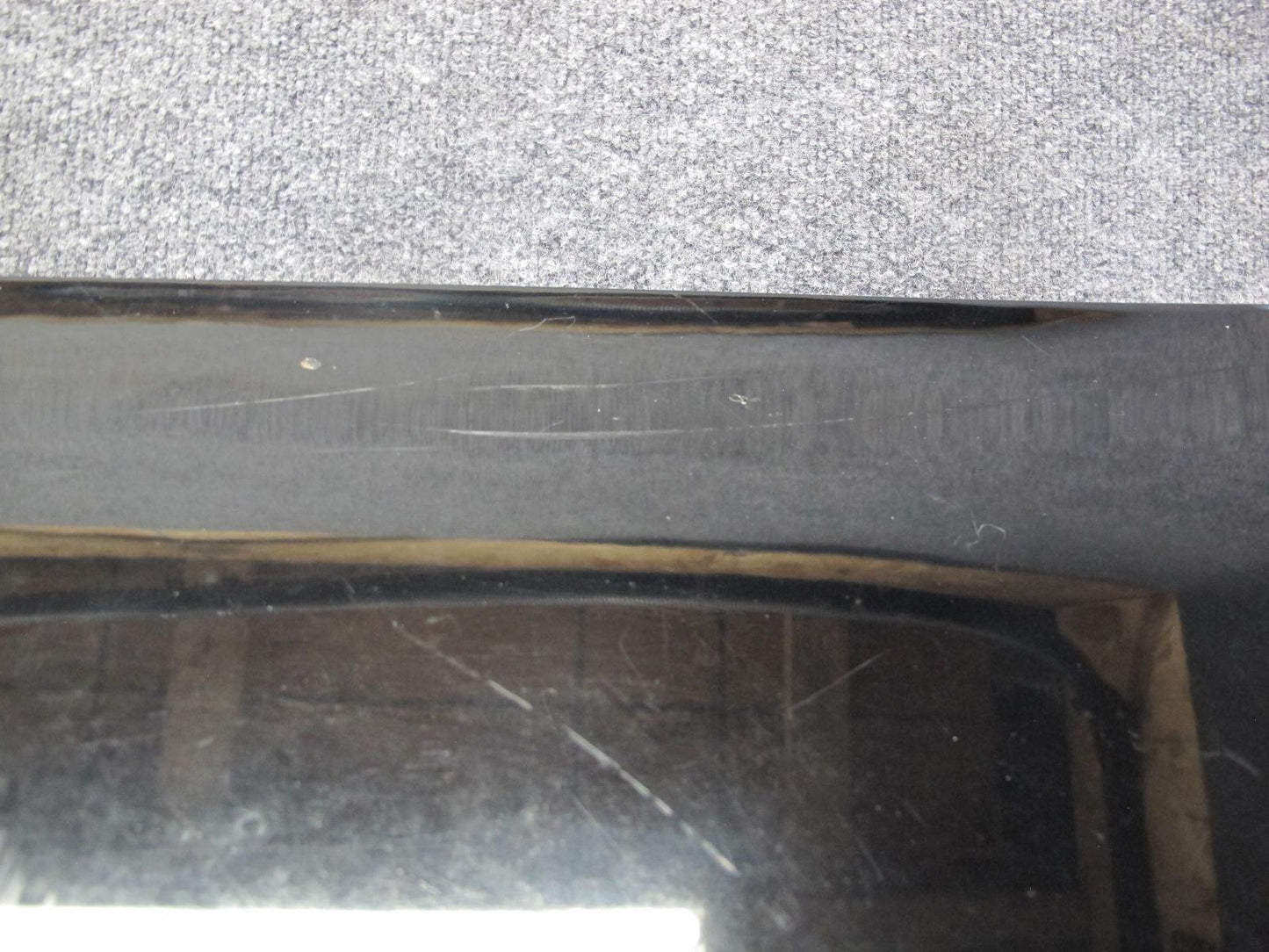87-91 BMW E30 325i Convertible Rear Trunk Deck Lid Panel Black OEM
