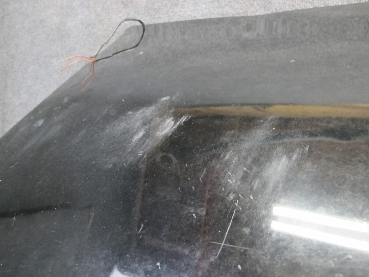 87-91 BMW E30 325i Convertible Rear Trunk Deck Lid Panel Black OEM