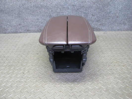 2014-2018 BMW F15 X5 Front Center Console Leather Armrest Compartment Storage