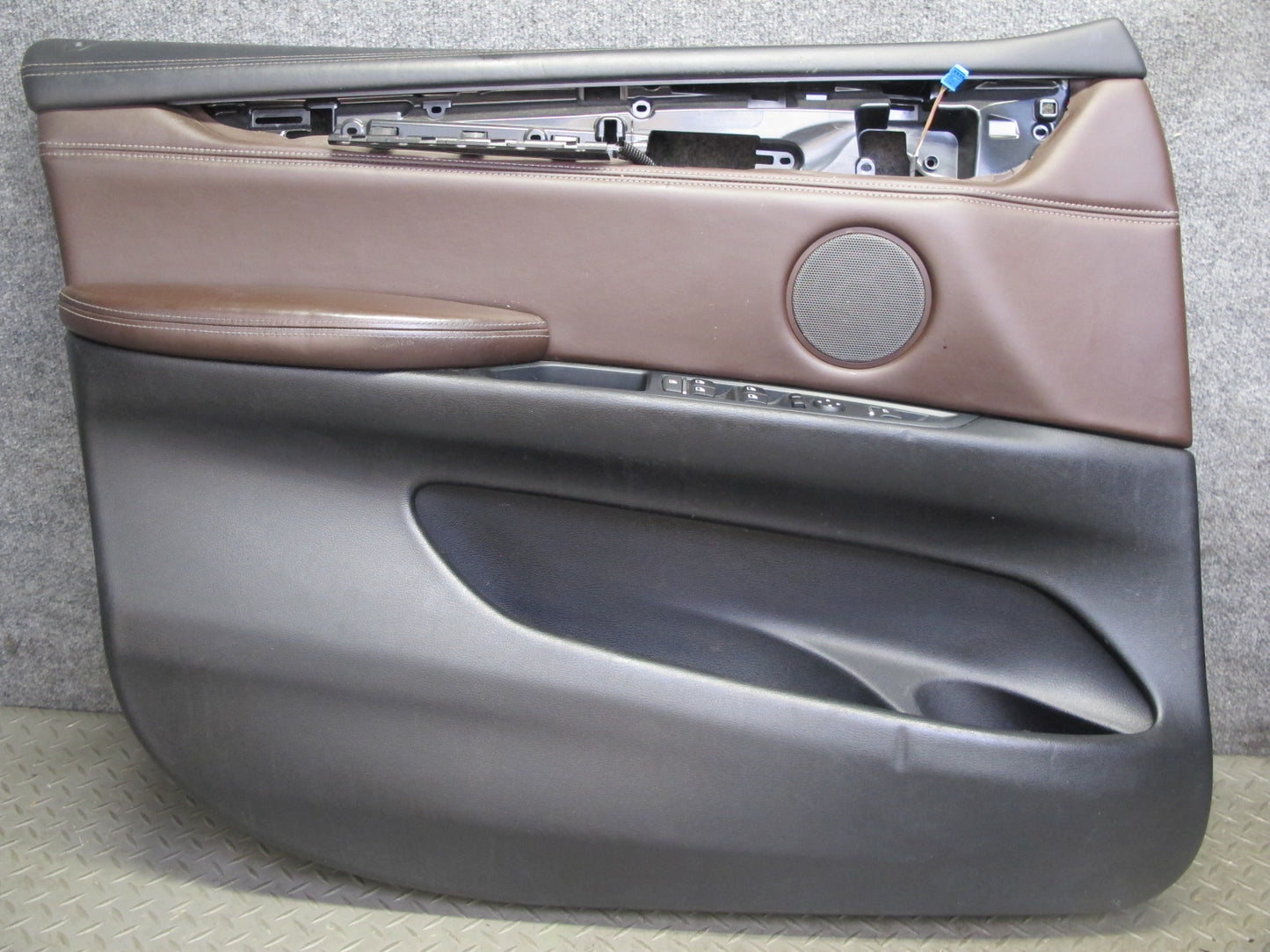 2014-2018 BMW F15 X5 Front Left & Right Door Interior Trim Panel Mokka Set of 2