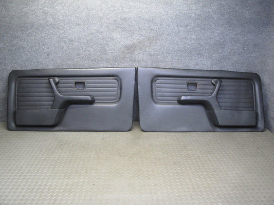 87-91 BMW E30 Convertible Front Left & Right Door Interior Trim Cover Panel OEM
