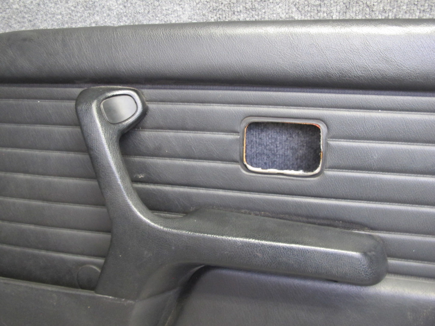 87-91 BMW E30 Convertible Front Left & Right Door Interior Trim Cover Panel OEM
