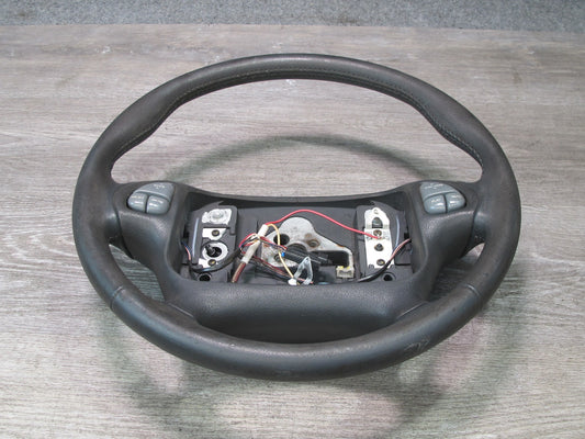 94-99 Pontiac Firebird Leather Steering Black w Radio Controls OEM