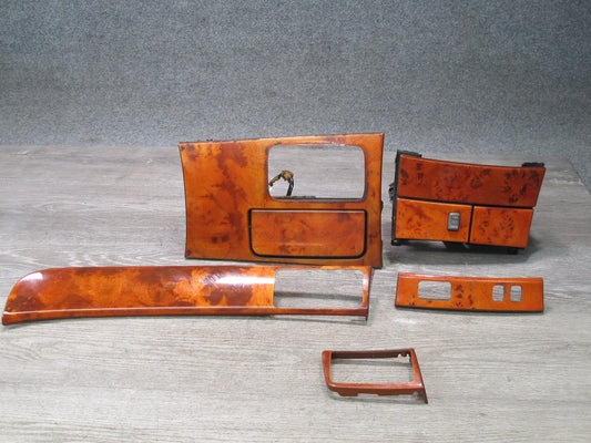 04-06 Lexus UCF30L LS430 Set of 5 Dash Center Console Woodgrain Trim Cover OEM