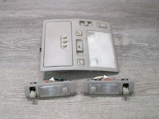 98-05 Lexus GS400 GS430 GS300 Upper Overhead Dome Reading Light Lamp Set OEM