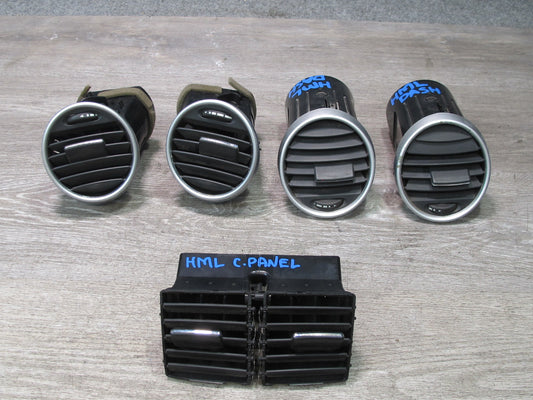 06-11 Mercedes W164 Ml-class Front Dash & Rear Center Console Air Vent Set OEM