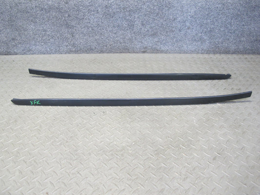 2014-2018 BMW F15 X5 Front Windshield A Pillar Exterior Trim Drip Molding Set