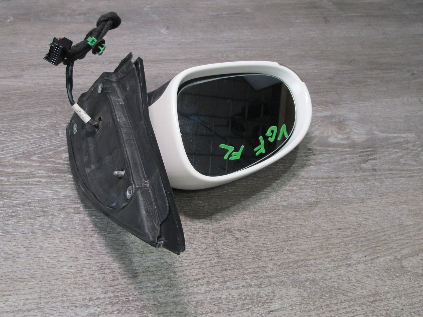 06-09 VW Rabbit GTI R32 Left Door Side View Power Heated Mirror Candy White OEM