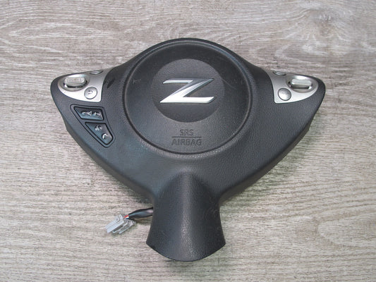 09-20 NISSAN 370Z Z34 FRONT LEFT DRIVER SIDE STEERING WHEEL SRS AIRBAG OEM
