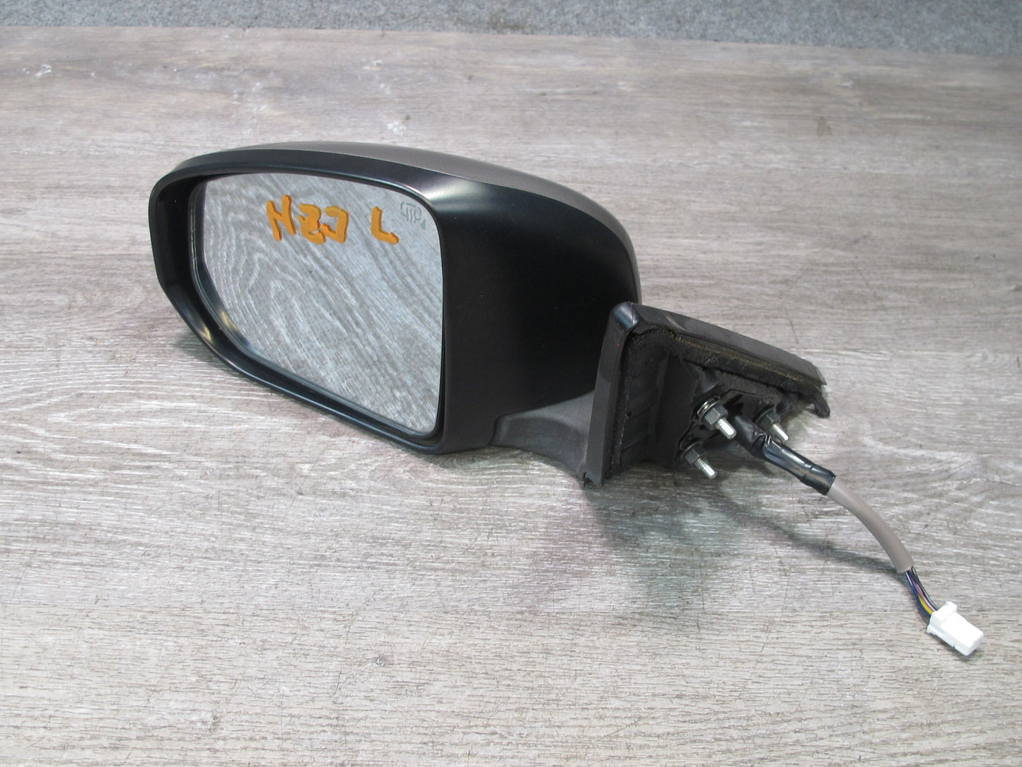 09-20 Nissan 370Z Z34 Left Door Side View Exterior Power Heated Mirror Gray OEM