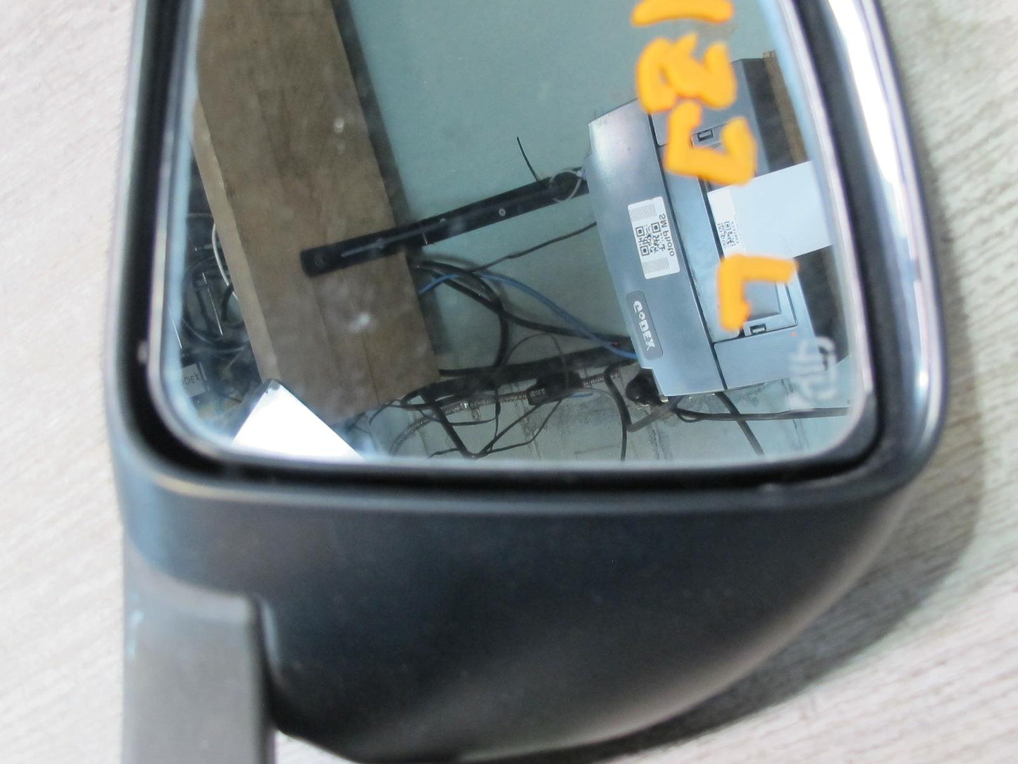 09-20 Nissan 370Z Z34 Left Door Side View Exterior Power Heated Mirror Gray OEM