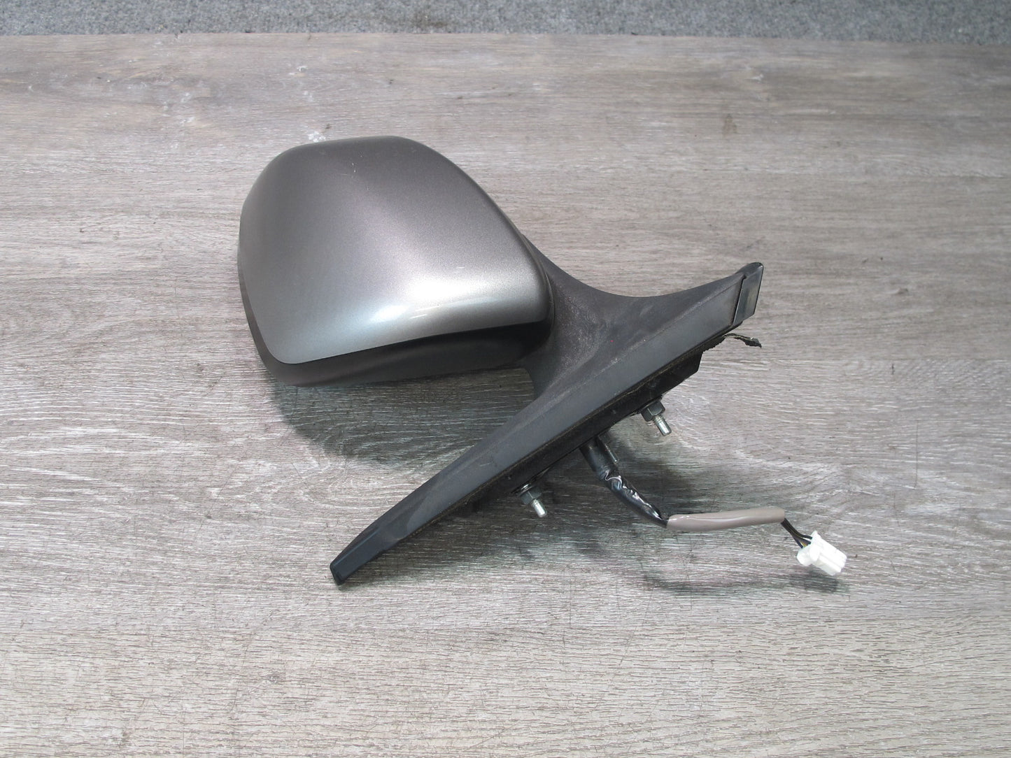 09-20 Nissan 370Z Z34 Left Door Side View Exterior Power Heated Mirror Gray OEM