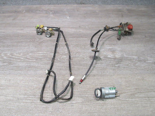 89-92 Toyota Supra MK3 Ignition Switch Door Trunk Lock Cylinder KEY Set OEM