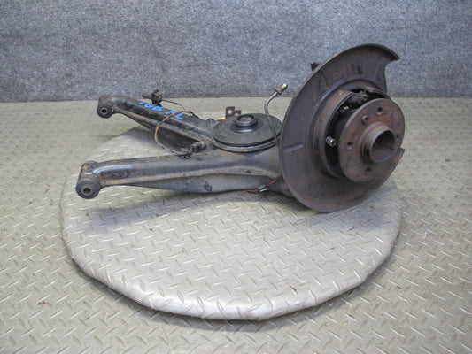 87-91 BMW E30 3-SERIES Rear Left Trailing Arm Spindle Knuckle Wheel Hub OEM