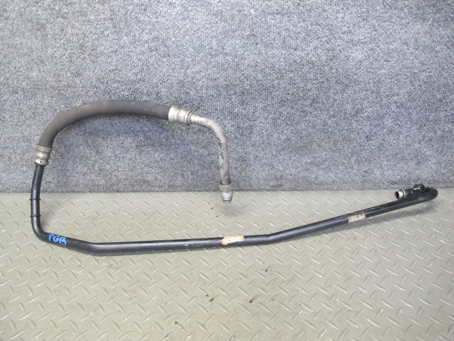 88-91 BMW E30 325i M20 Set of 2 Engine Oil Cooling Hose Pipe Line OEM