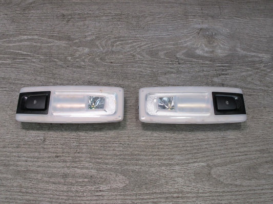 2014-2018 BMW F15 X5 Rear Overhead Interior Reading Light Lamp Set of 2