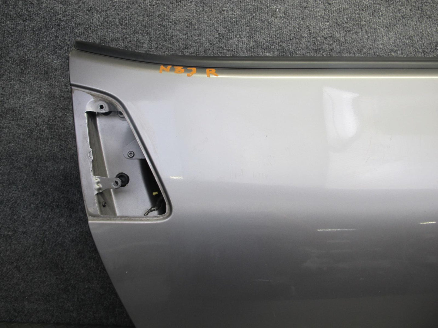 10-19 Nissan Z34 370Z Convertible Right Passenger Door Shell Panel Gray OEM