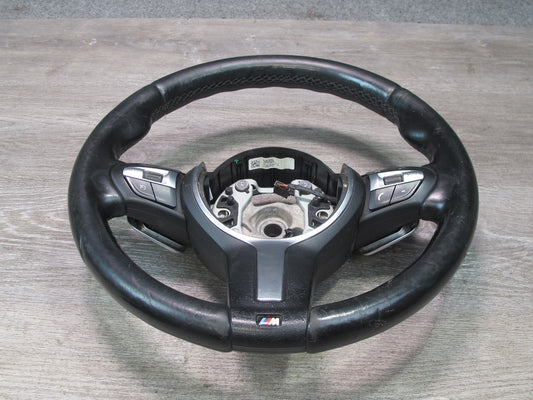 2014-2018 BMW F15 X5 M Sport Leather Heated Steering  w Paddles & Controls