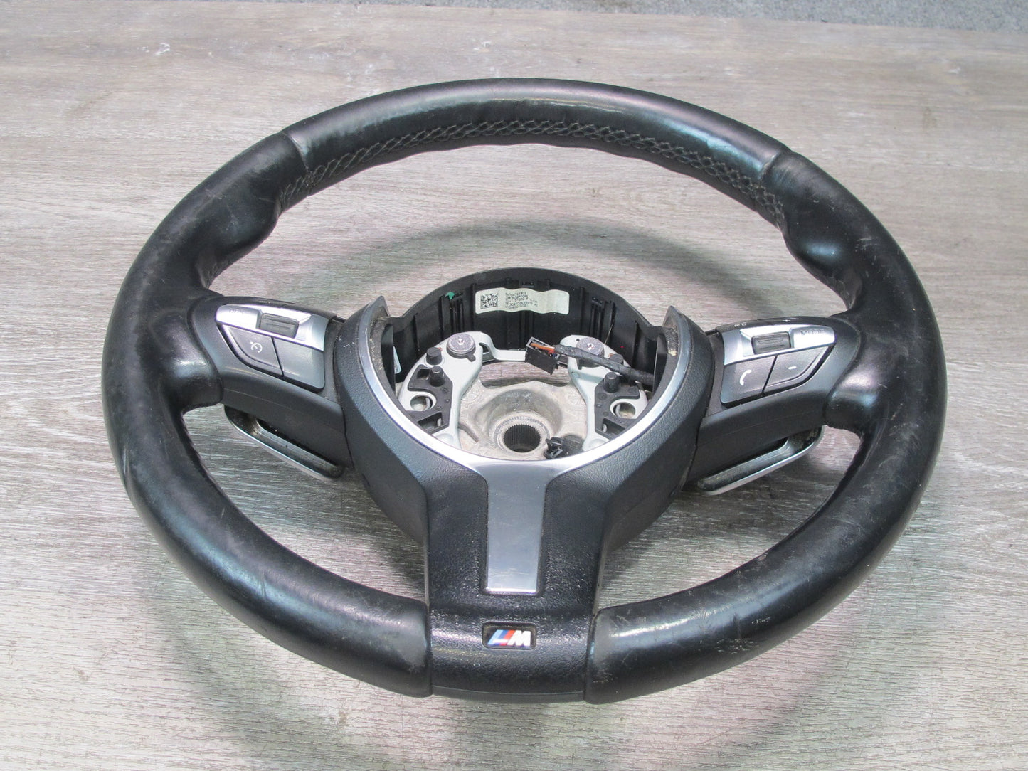 2014-2018 BMW F15 X5 M Sport Leather Heated Steering  w Paddles & Controls
