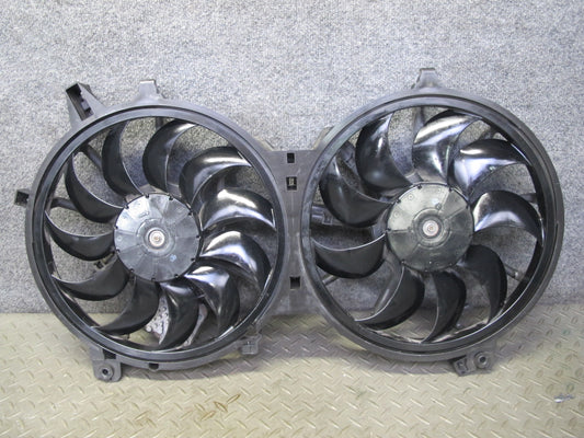 09-20 Nissan Z34 370Z A/T Engine Radiator Dual Cooling Fan & Shroud Assembly OEM