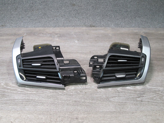2014-2018 BMW F15 X5 Dash Front Left & Right A/C Air Vent Grille Set of 2