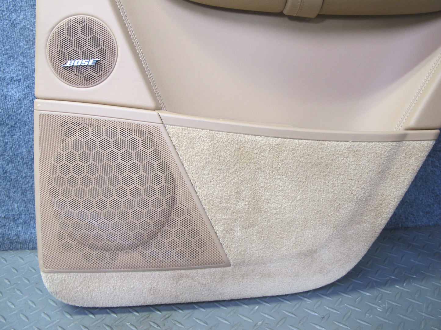 2008 Porsche Cayenne 957 Rear Door Interior Trim Panel Sand Beige Set of 2
