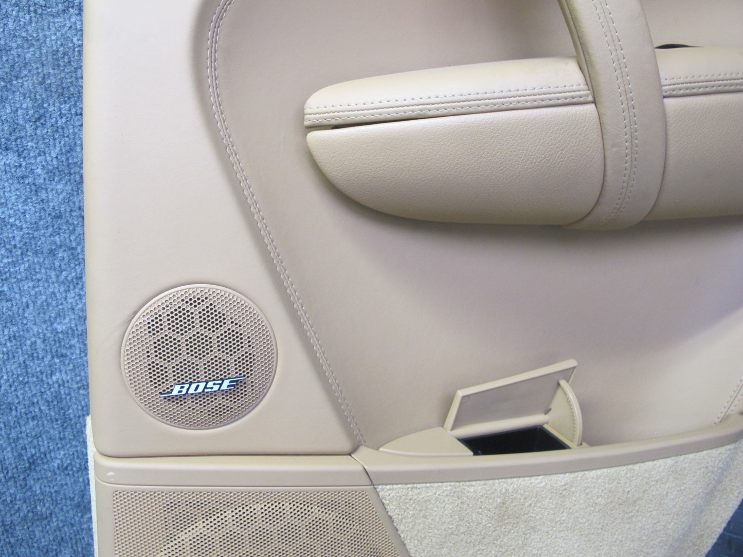 2008 Porsche Cayenne 957 Rear Door Interior Trim Panel Sand Beige Set of 2