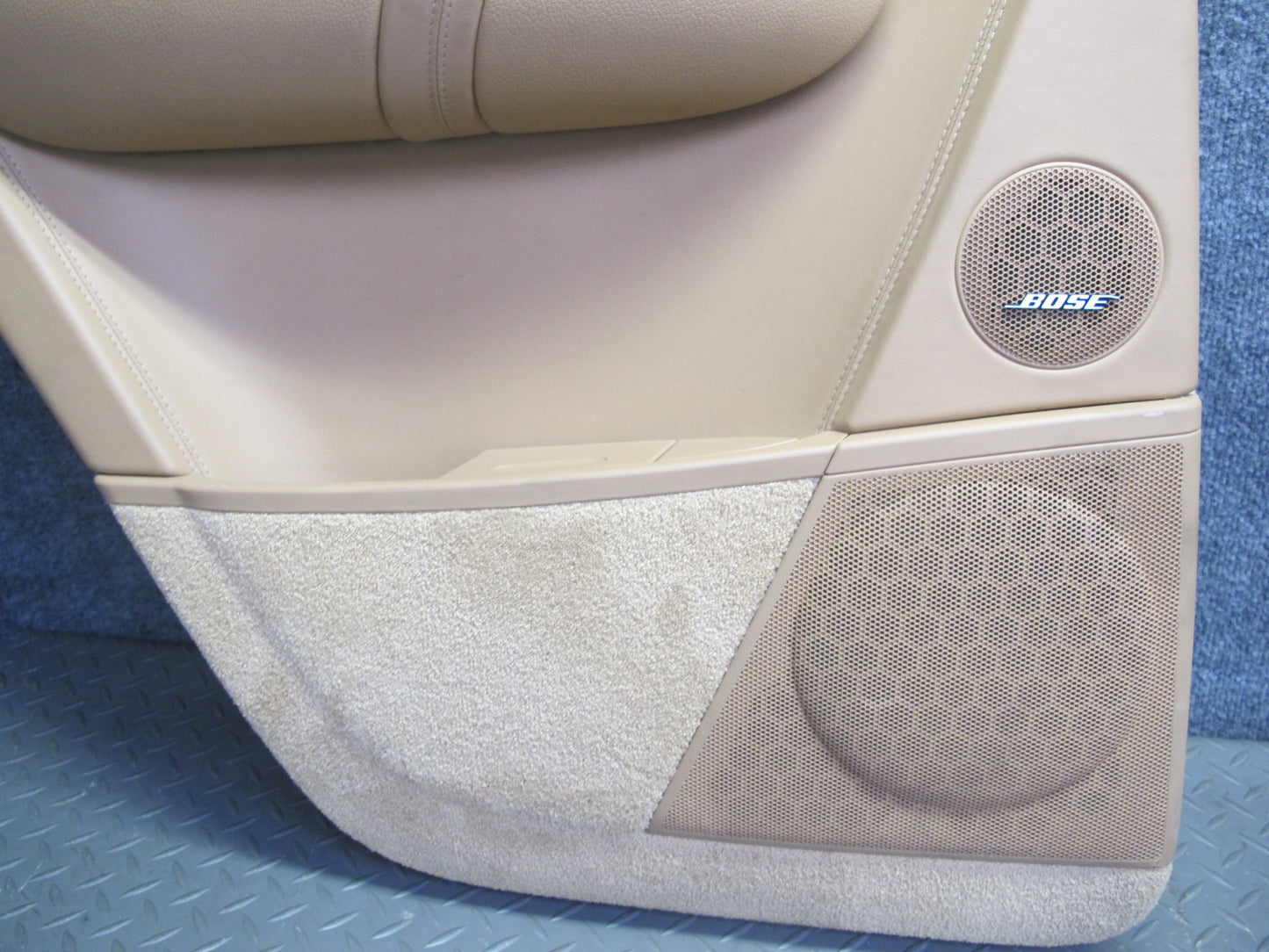 2008 Porsche Cayenne 957 Rear Door Interior Trim Panel Sand Beige Set of 2