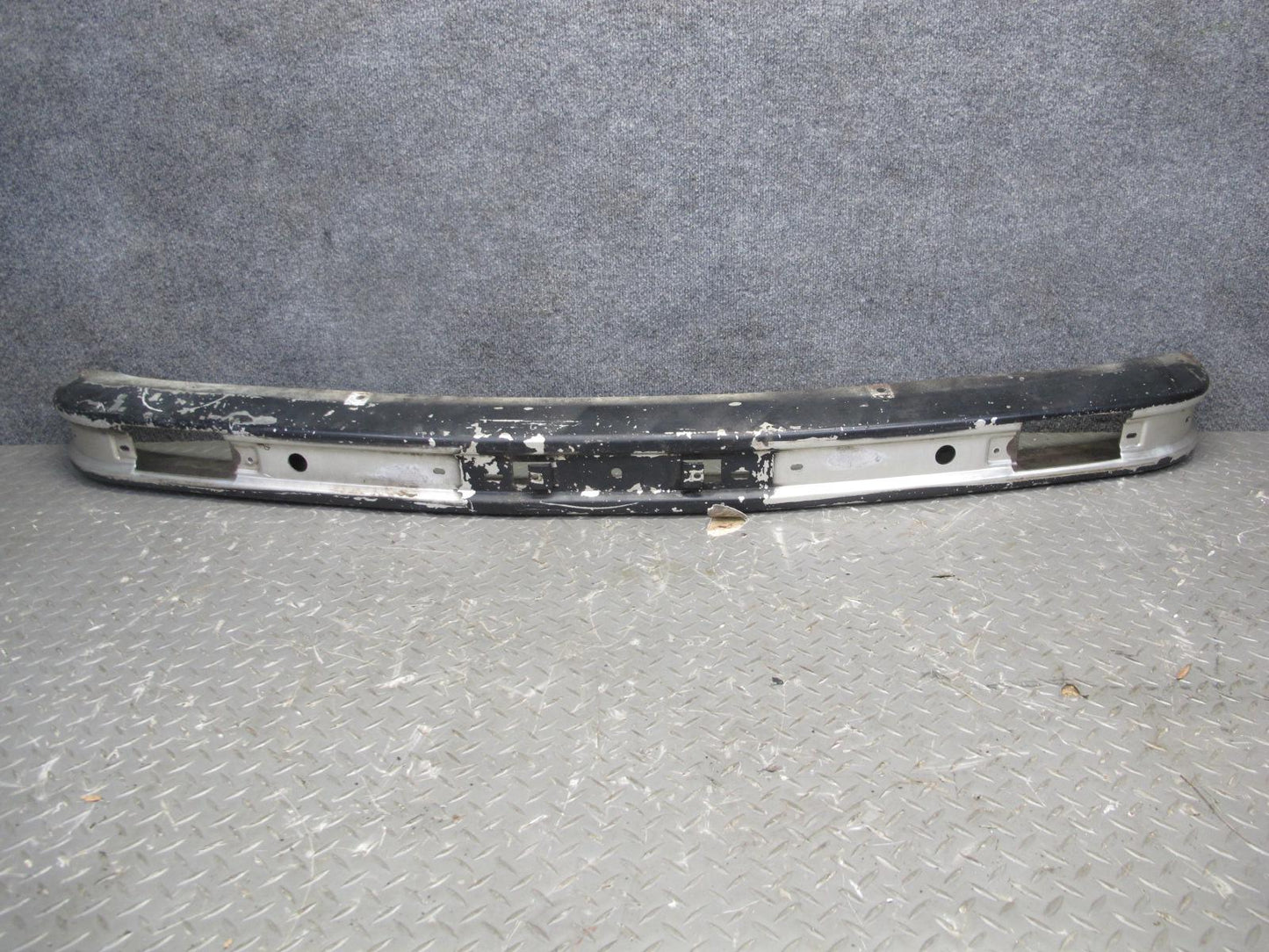 87-90 BMW E30 3-SERIES Front Aluminum Diving Board Bumper Cover OEM