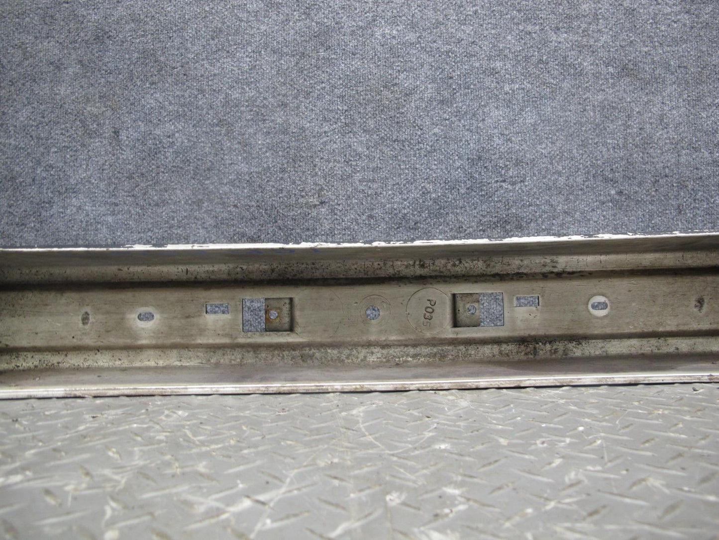 87-90 BMW E30 3-SERIES Front Aluminum Diving Board Bumper Cover OEM