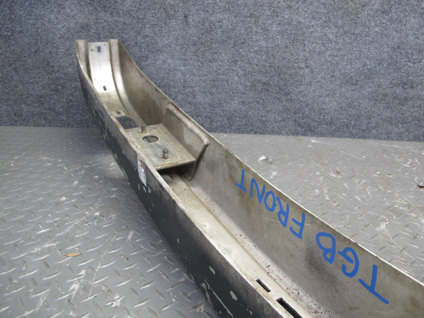 87-90 BMW E30 3-SERIES Front Aluminum Diving Board Bumper Cover OEM