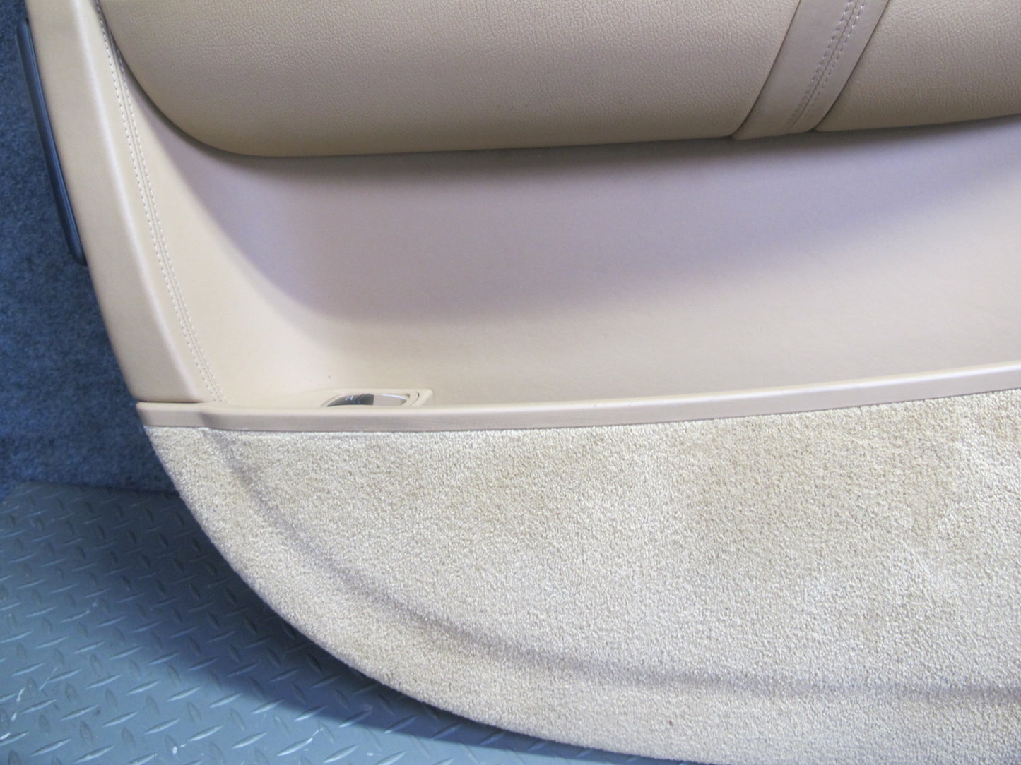 2008 Porsche Cayenne 957 Front Door Interior Trim Panel Sand Beige Set of 2