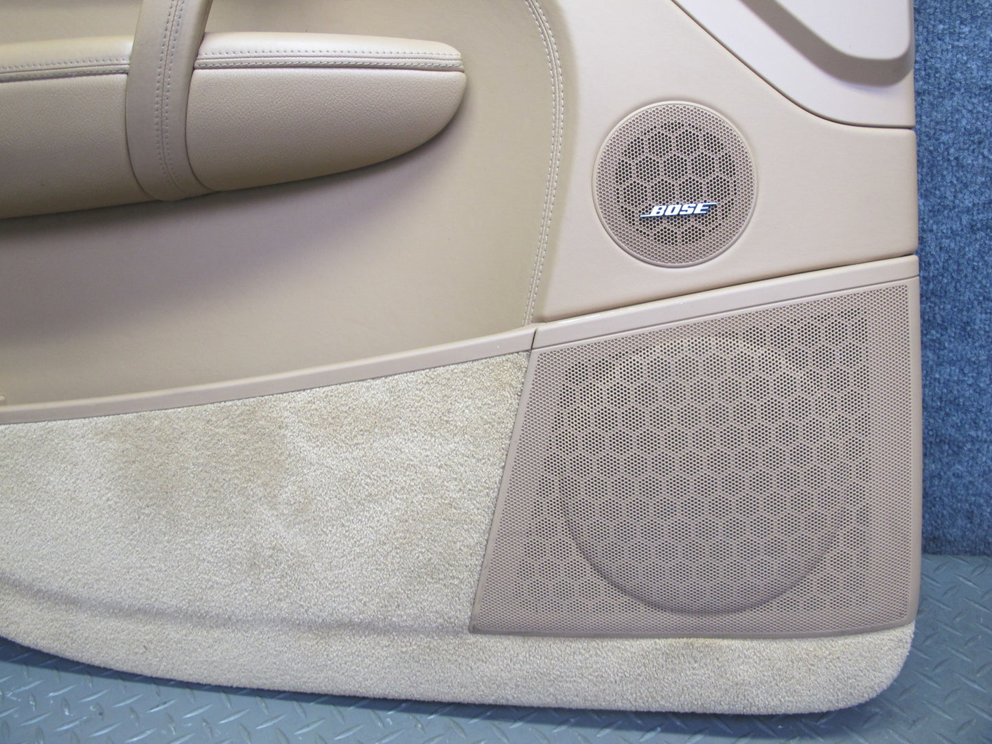 2008 Porsche Cayenne 957 Front Door Interior Trim Panel Sand Beige Set of 2