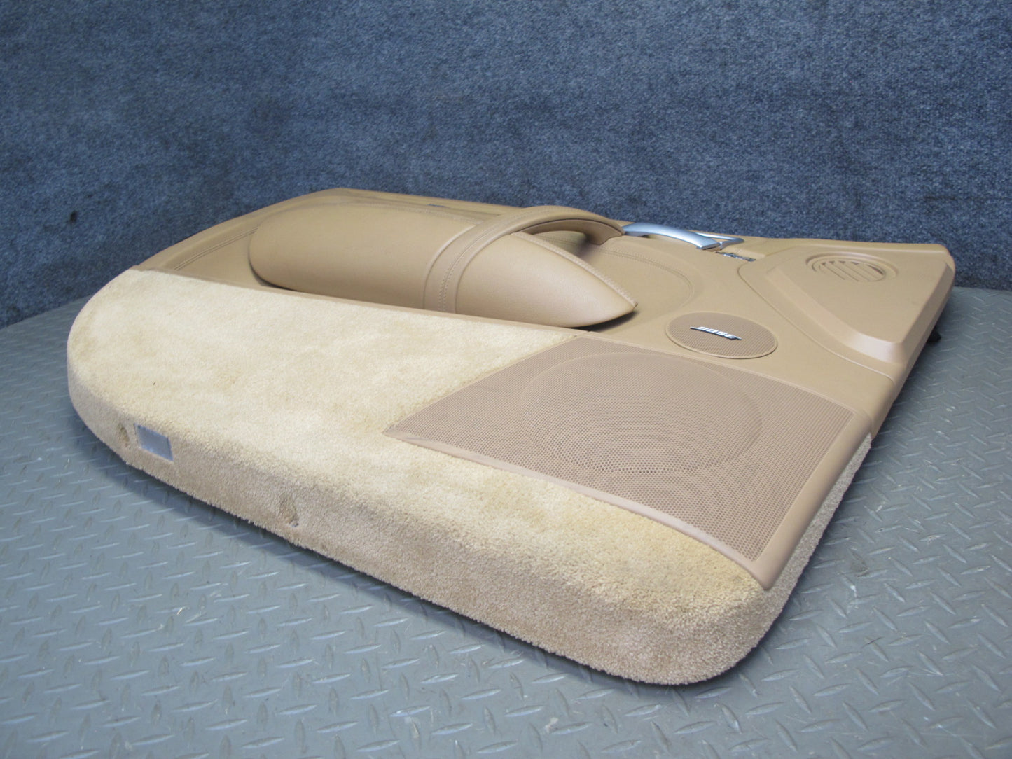 2008 Porsche Cayenne 957 Front Door Interior Trim Panel Sand Beige Set of 2