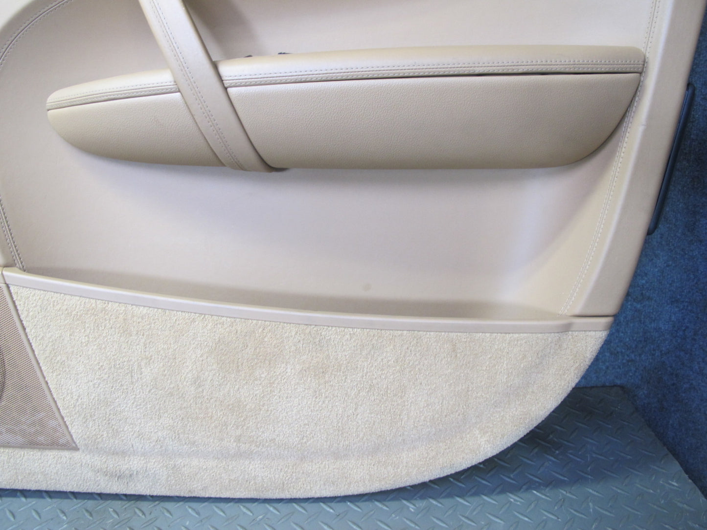 2008 Porsche Cayenne 957 Front Door Interior Trim Panel Sand Beige Set of 2