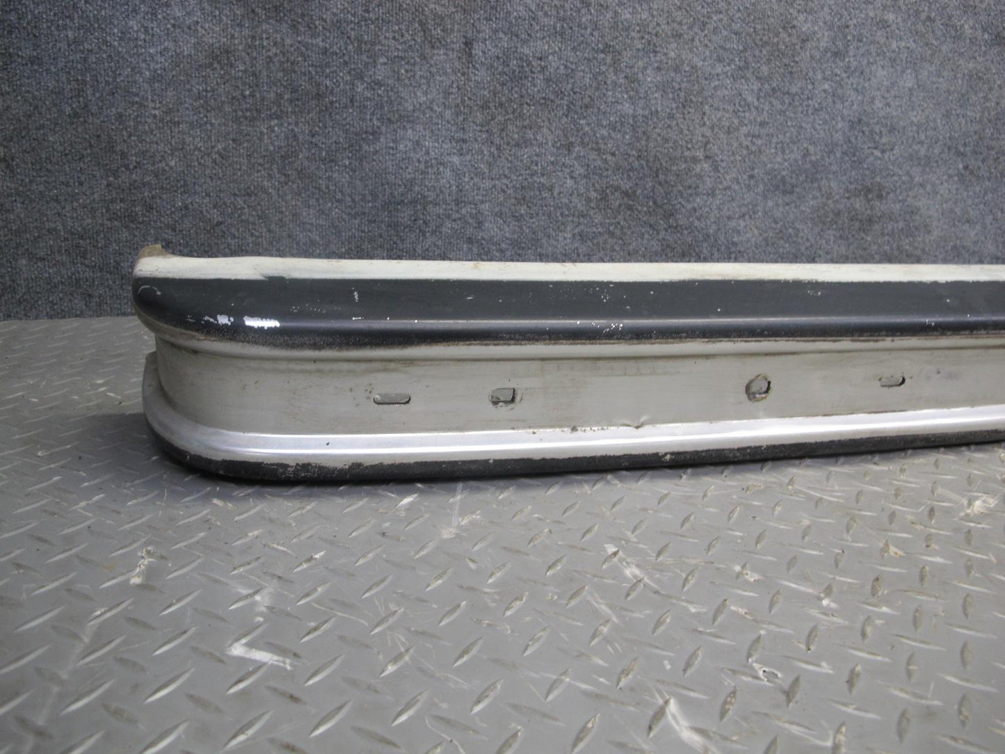 87-90 BMW E30 3-SERIES Rear Aluminum Diving Board Bumper Cover OEM