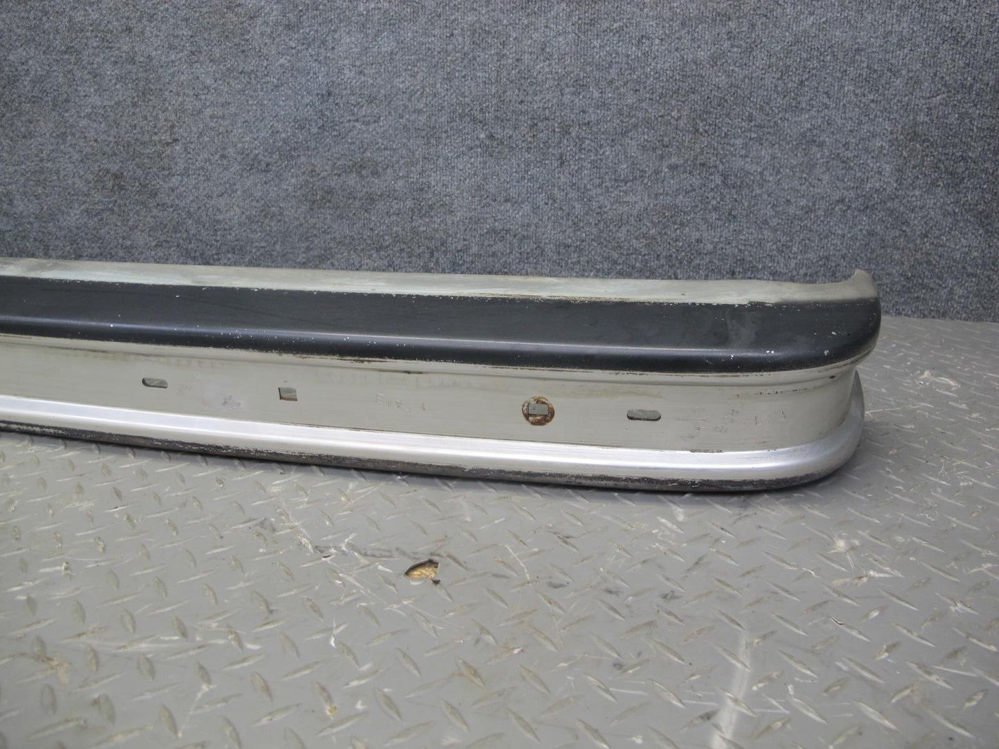 87-90 BMW E30 3-SERIES Rear Aluminum Diving Board Bumper Cover OEM