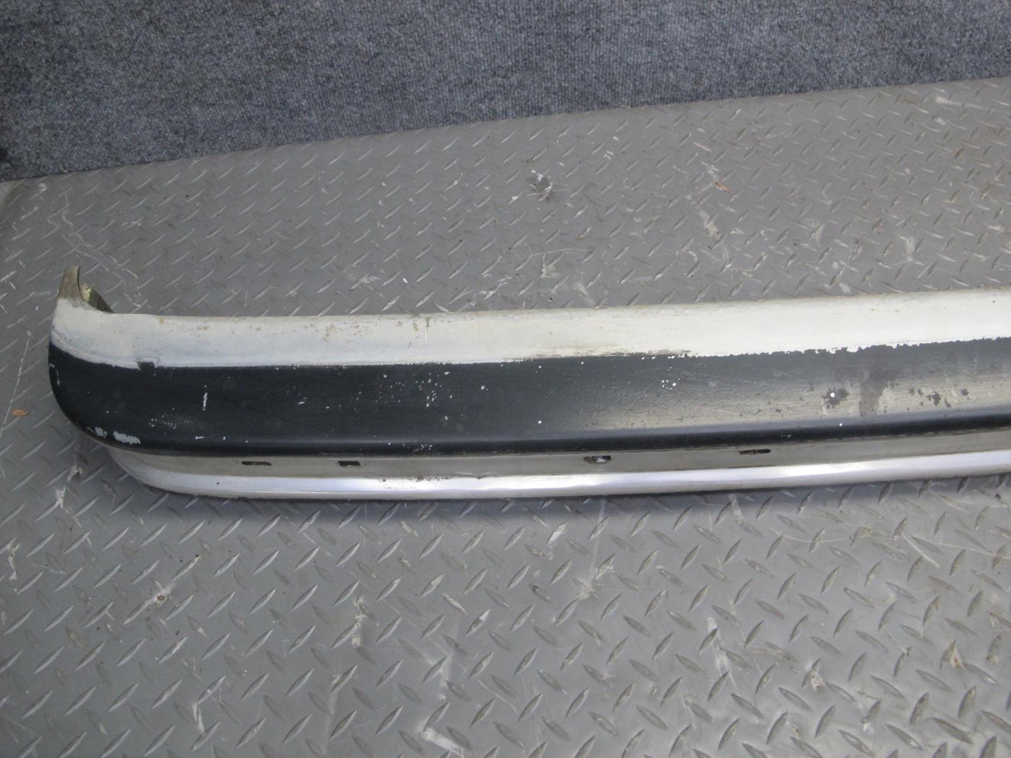 87-90 BMW E30 3-SERIES Rear Aluminum Diving Board Bumper Cover OEM