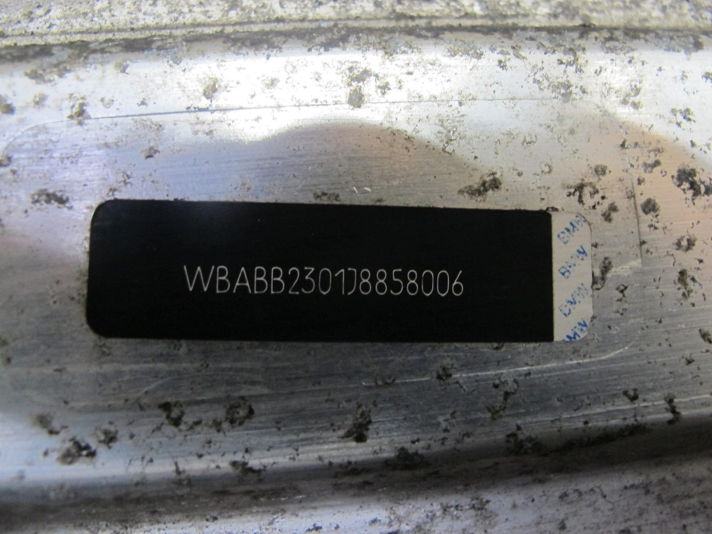 87-90 BMW E30 3-SERIES Rear Aluminum Diving Board Bumper Cover OEM