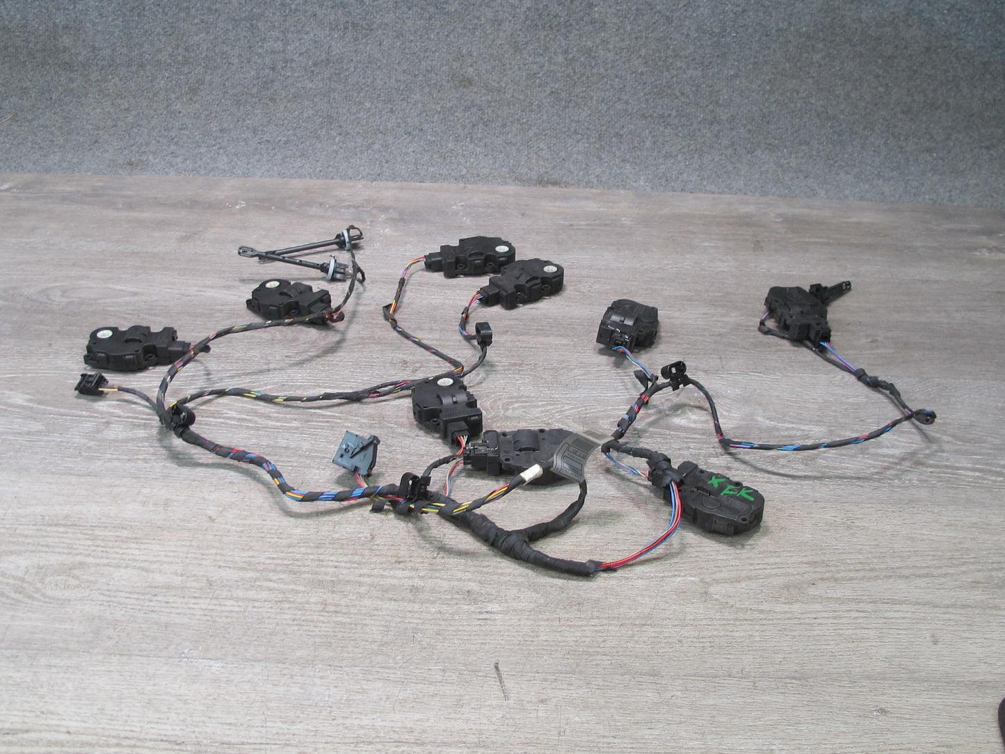 2014-2018 BMW F15 X5 A/C Heater Flap Door Actuator Motor Wiring Set