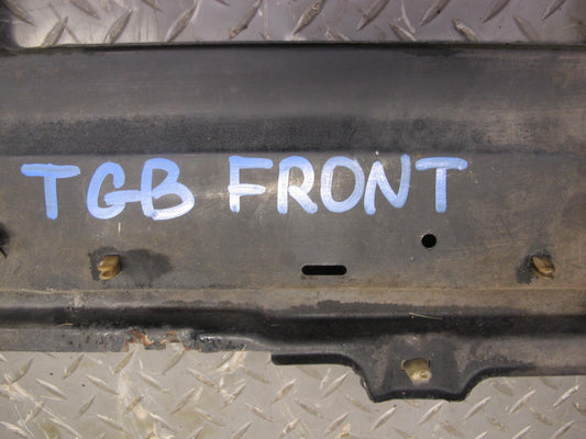 87-91 BMW E30 3-SERIES Front Bumper Lower Metal Valance Panel Black OEM