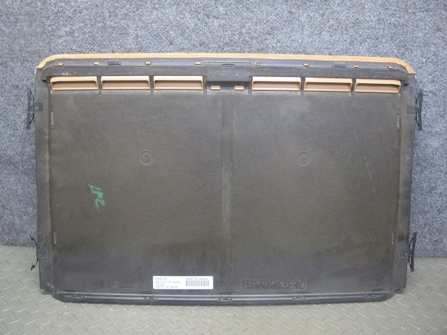 2003-2010 Porsche Cayenne 955 957 Sunroof Sun Shade Interior Cover Alcantara