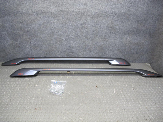 2003-2007 Lexus J100 LX470 Upper Roof Luggage Rack Bar Rail END Shell Set of 2