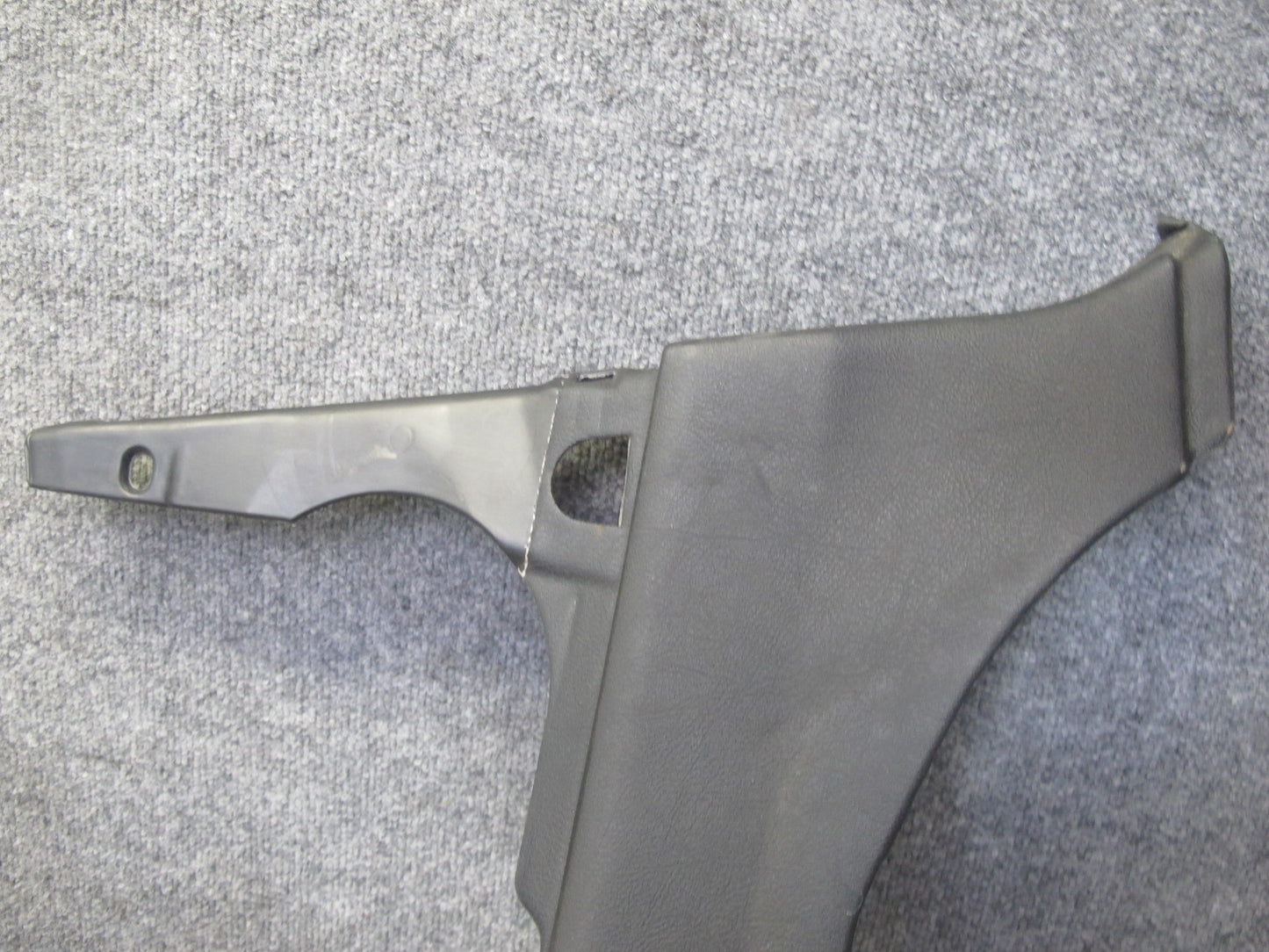 01-06 BMW E46 Convertible Set of 2 Rear Lower Quarter Trim Cover Panel Black OEM