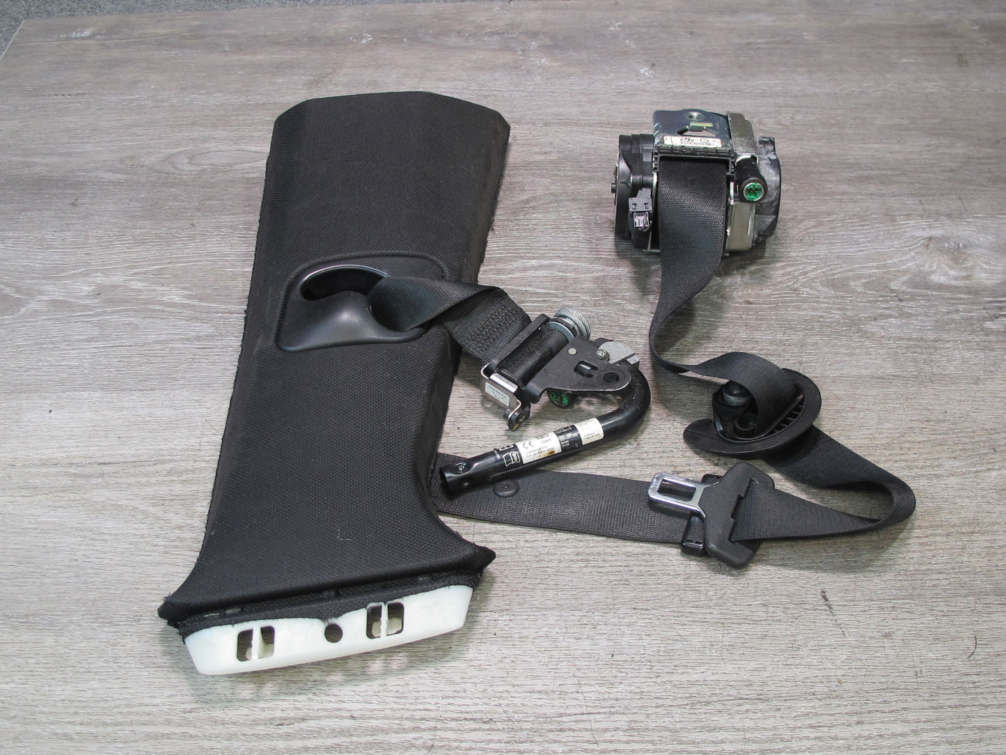 14-18 BMW F15 X5 FRONT RIGHT & LEFT SIDE SEATBELT RETRACTOR W/ B PILLAR TRIM SET OEM