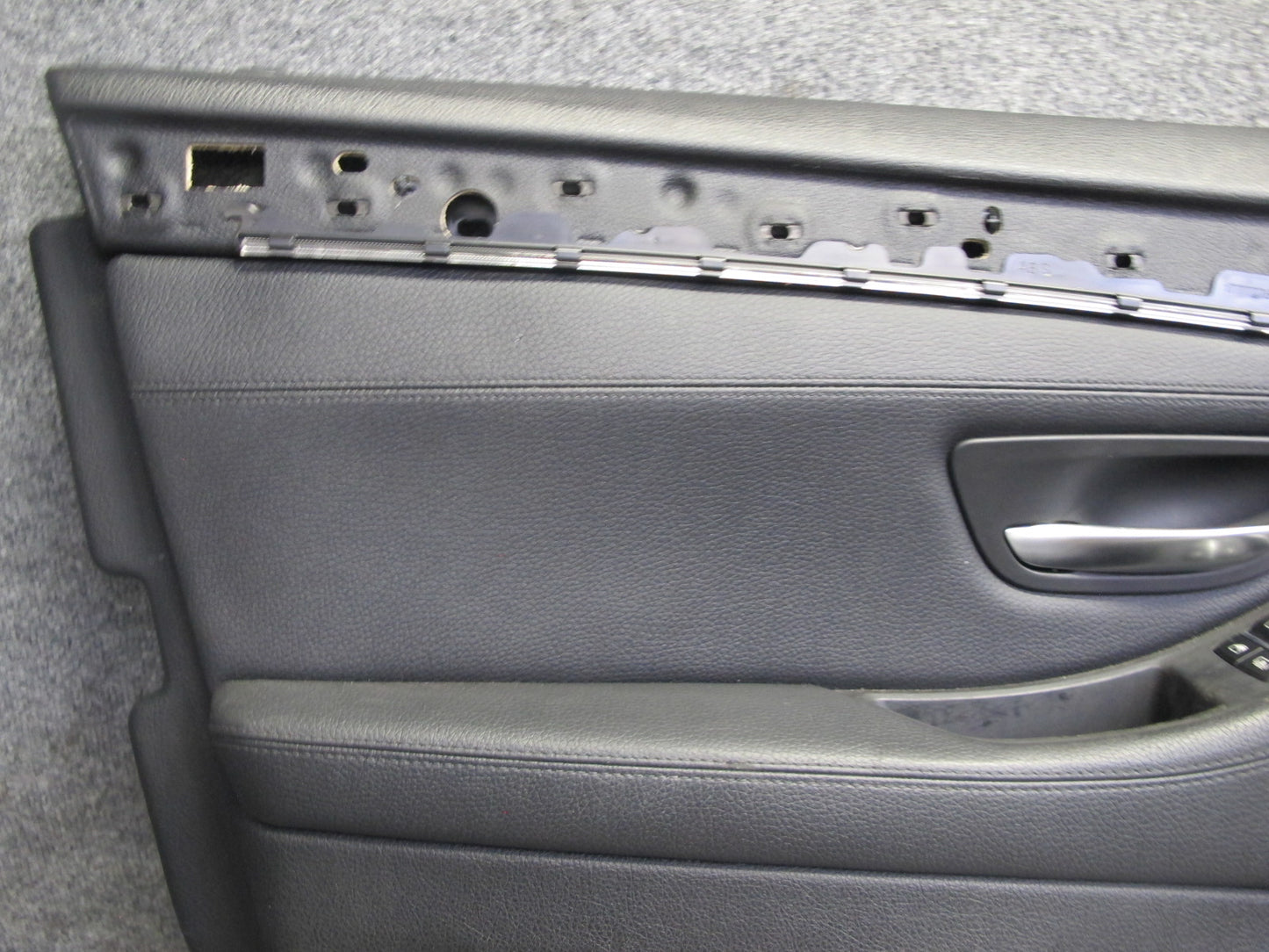 11-16 BMW F10 5-SERIES Front Left Right Door Interior Trim Panel Cover Set OEM