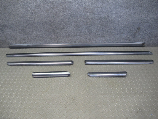 87-91 BMW E30 325i Convertible Door Fender Quarter Molding Trim Cover Set OEM